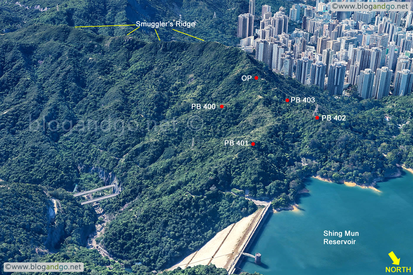 Shing Mun Redoubt - 3D Map